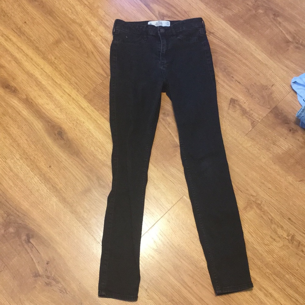 Hollister black high rise jean legging